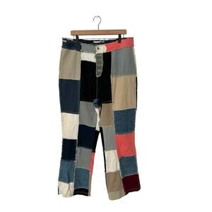 R.V.T. serve piping hot‎ sz 18 Patchwork Flare Indie Grunge Fairycore Y2K